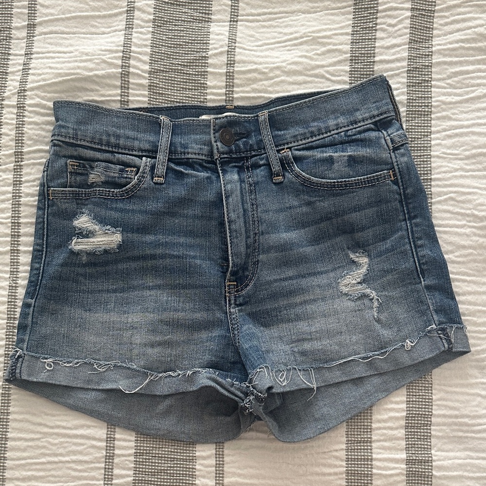 Abercrombie & Fitch Blue Jean Shorts